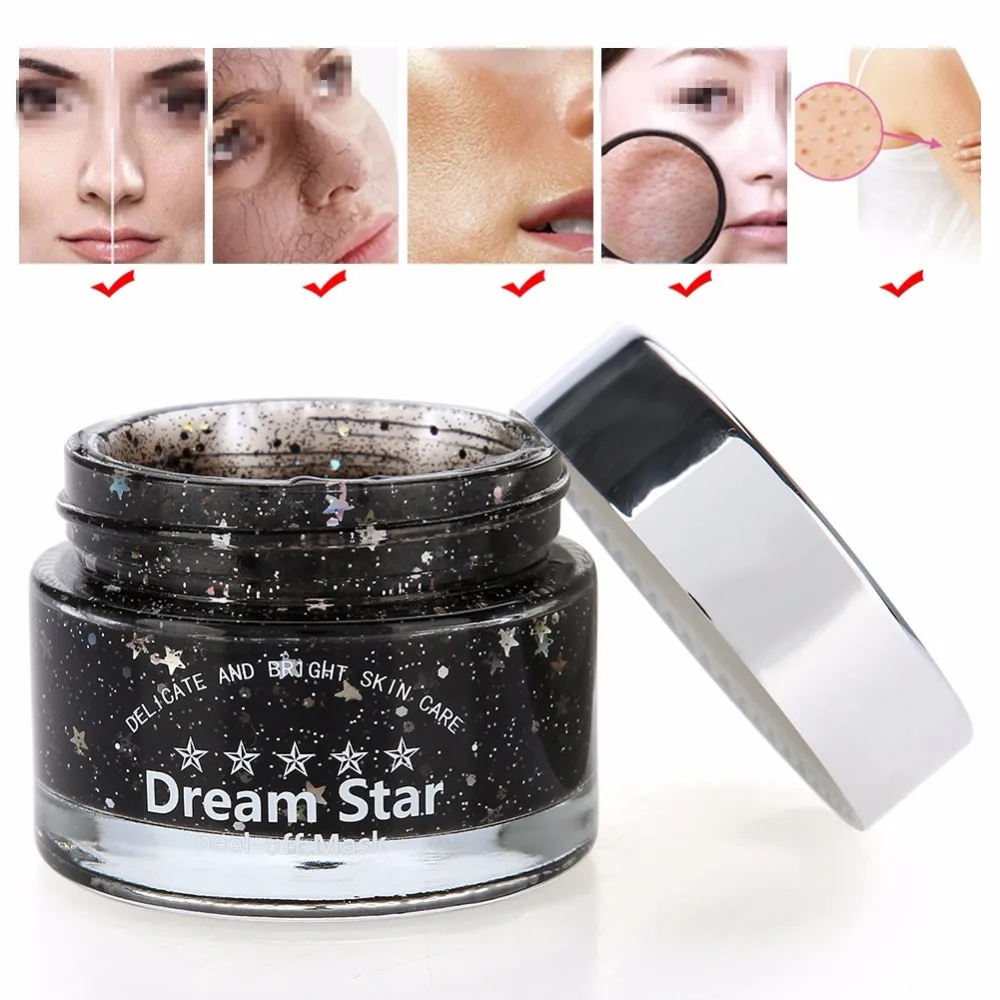 Dream Star маска удаляет черная глубоко очищающая Очищающая Маска увлажняющий, Увлажнение Маска 50 г
