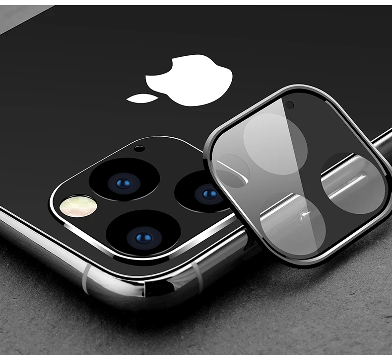 2 шт задний объектив камеры протектор экрана для iPhone 11 Pro Max пленка из закаленного стекла металлическая задняя защитная пленка объектива