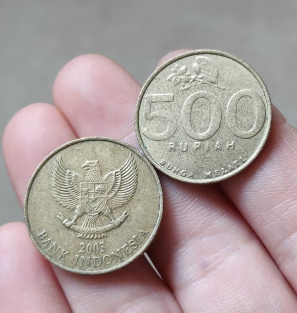 อินโด500รูเปียห์24Mm เอเชียเหรียญเก่า Infrequent เหรียญที่ระลึก Edition  100% จริงสุ่มปี _ - Aliexpress Mobile