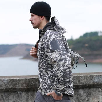 

2020 Combat Tactical Jacket Army Military Hunting Uniform Camouflage Airsoft Suit Breathable Clothes Outdoor Camping Jacket