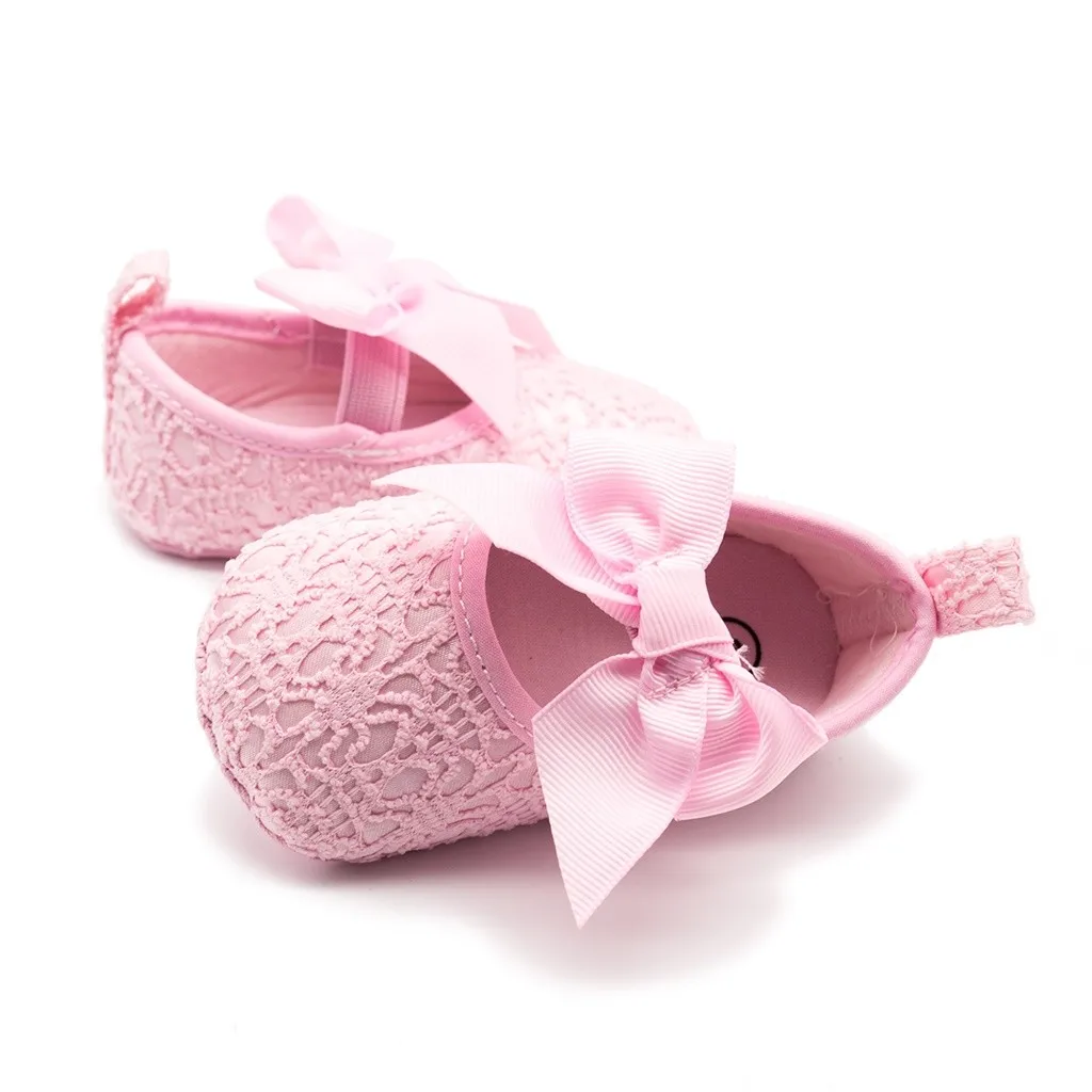Для маленьких девочек обувь прекрасная Bowknot кожи двух цветов, женские нескользящие тапочки сникерсы на мягкой подошве для малышей; большие размеры;# p3