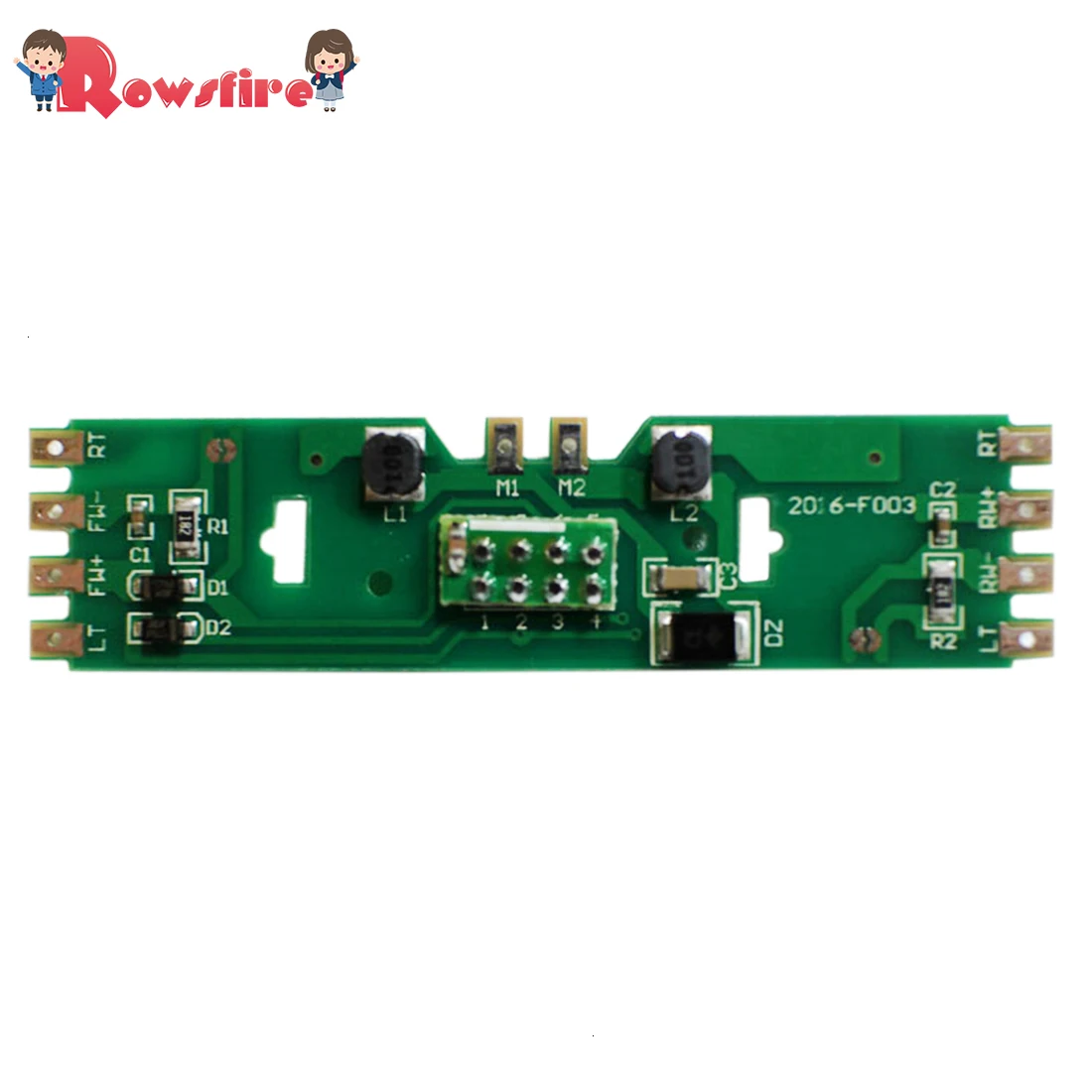 

Rowsfire 1 Pcs 1:87 Ho Scale Upgraded Pcb Board Part With Resistance For Ho Scale For Bachmann Model Building Kits