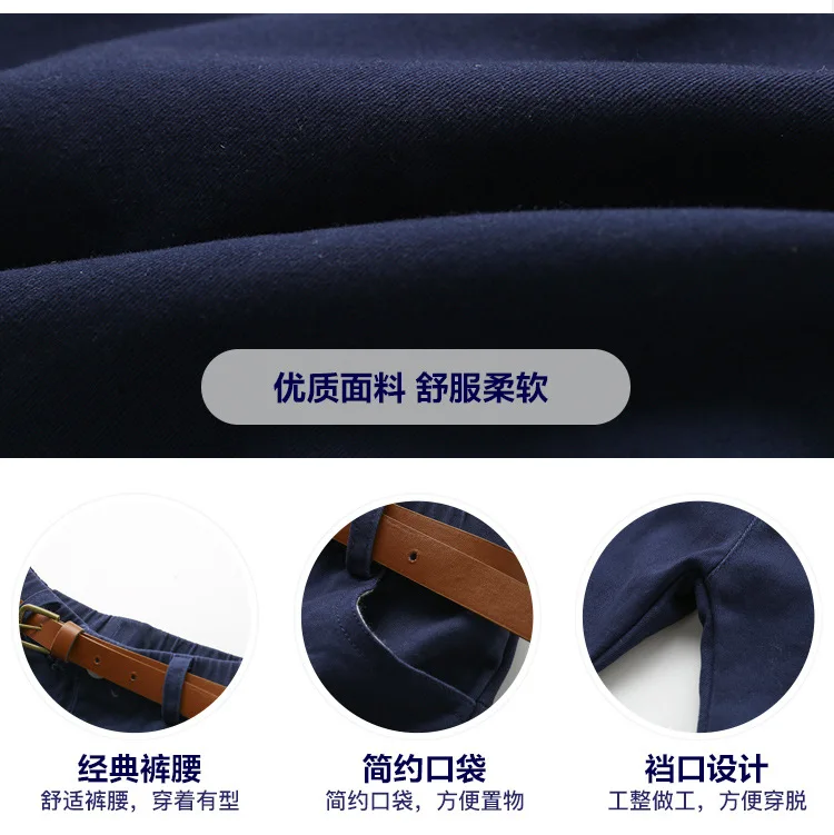 Autumn And Winter New Style Childrenswear Children Baby 1-Year-Old 3 Small CHILDREN'S BOY'S Kaki Casual Gentleman Long Pant