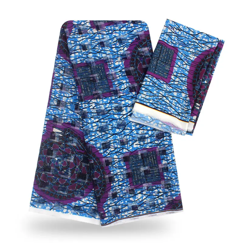 Новинка Высококачественная цифровая фототкань 3 ярда + шифон с Африканским