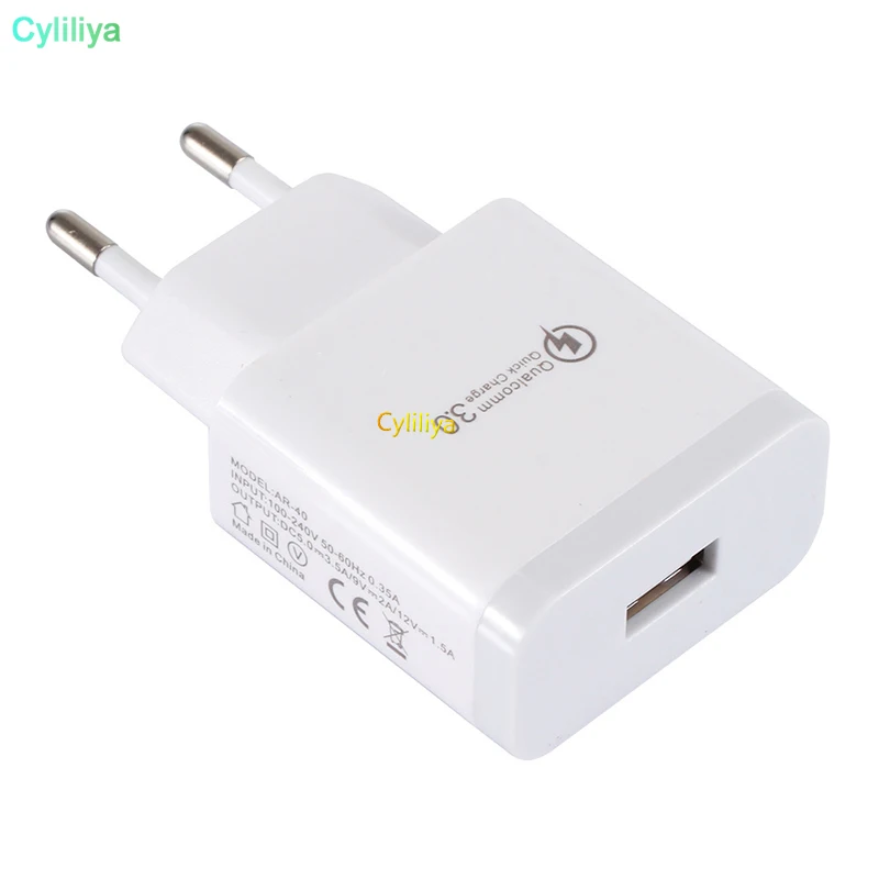 QC 3,0 быстрое настенное зарядное устройство USB для быстрой зарядки 5V 3.5A 9V 2A путешествия Мощность адаптер, быстрая зарядка США ЕС Разъем для iPhone 7 8 X samsung