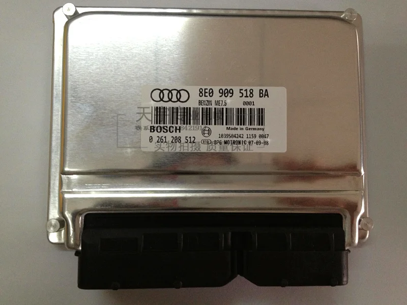 Free Delivery.A41.8T car engine computer board 80E 909 518 BA 0261208512 positive new plant