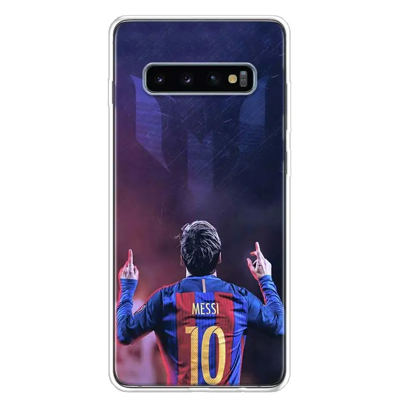 Lionel Messi Cover Phone Case For Samsung Galaxy A10 A20E A30 A40 A50 A70 A50S A80 M30S A6 A7 A8 A9 Plus+ Coque