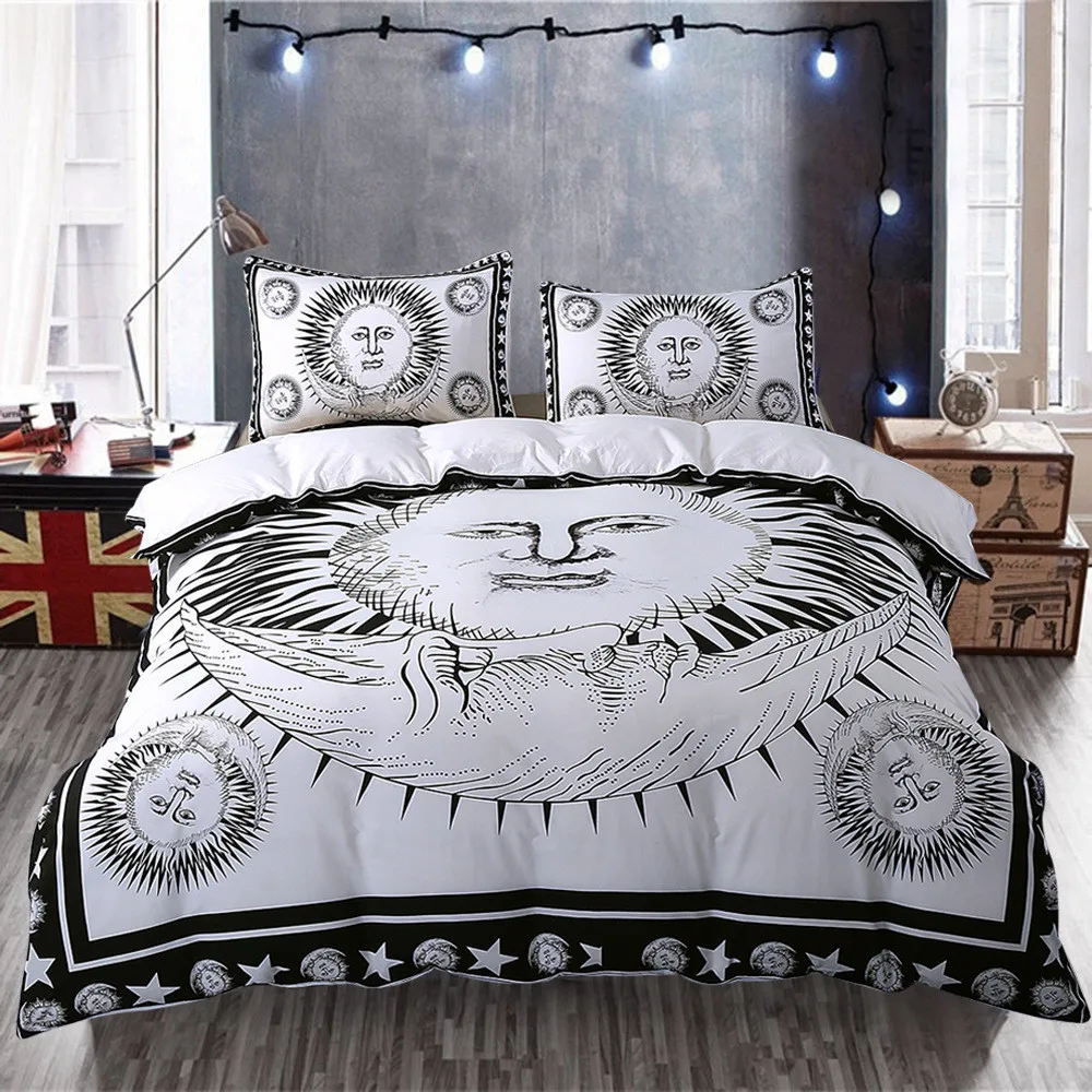 Bed Linen King Queen Gold Moon Accompanys Sun 3d Duvet Cover With Pillowcase Set Gold Dreamcatcher 3pcs Bed Linen Sets Bed Linen King Queen Gold Moon Accompanys Sun 3d Duvet Cover With Pillowcase Set Gold Dreamcatcher 3pcs Bed Linen Sets