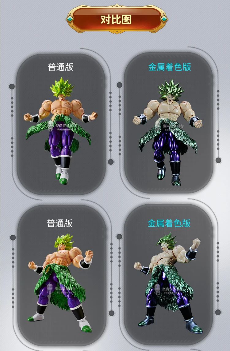 BANDAI, японское аниме, драконий жемчуг, театральная версия, металлический цвет, Broli, сборная модель, рождественский подарок, экшн-игрушка, фигурки