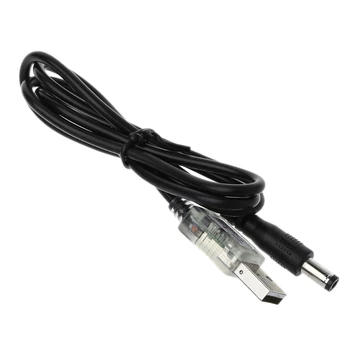 

USB 5V to 8.4V Power Charge Cable For Bicycle LED Head Light 18650 Battery Pack 7XED