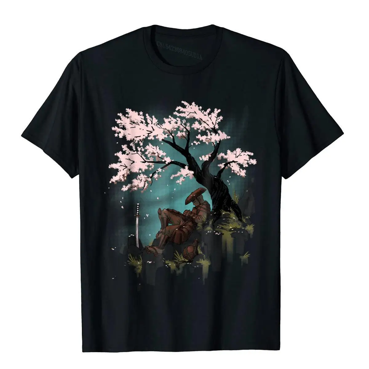 Shirt.Woot Sakura Samurai T-Shirt__97A621black