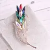 Wuli&baby Multicolor Crystal Wheat Brooches Women Flower Weddings Casual Brooch Pins Gifts ► Photo 3/3