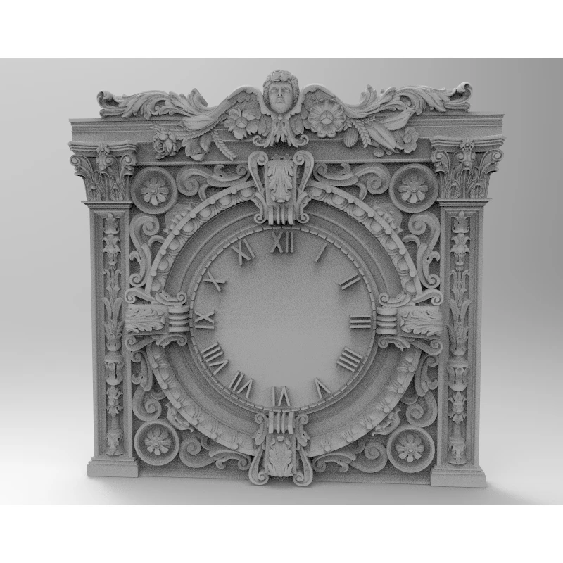 Модель 3D STL Clock