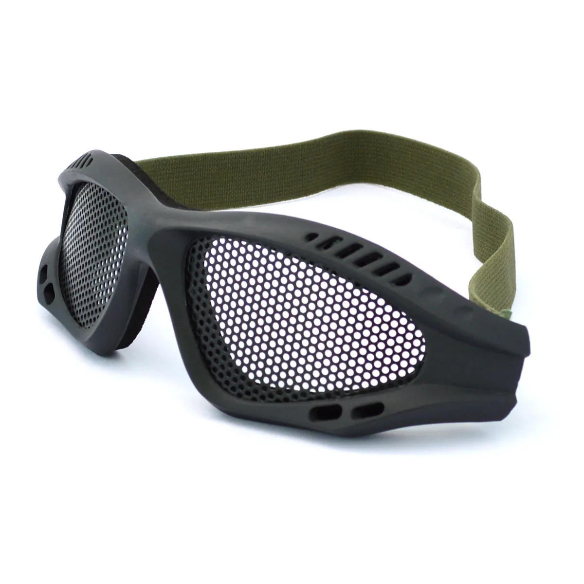

X100 round Hole Iron Mesh Outdoor Tactical Goggles CS Field Survival Game Eye-protection Goggles Processing Manufacturers