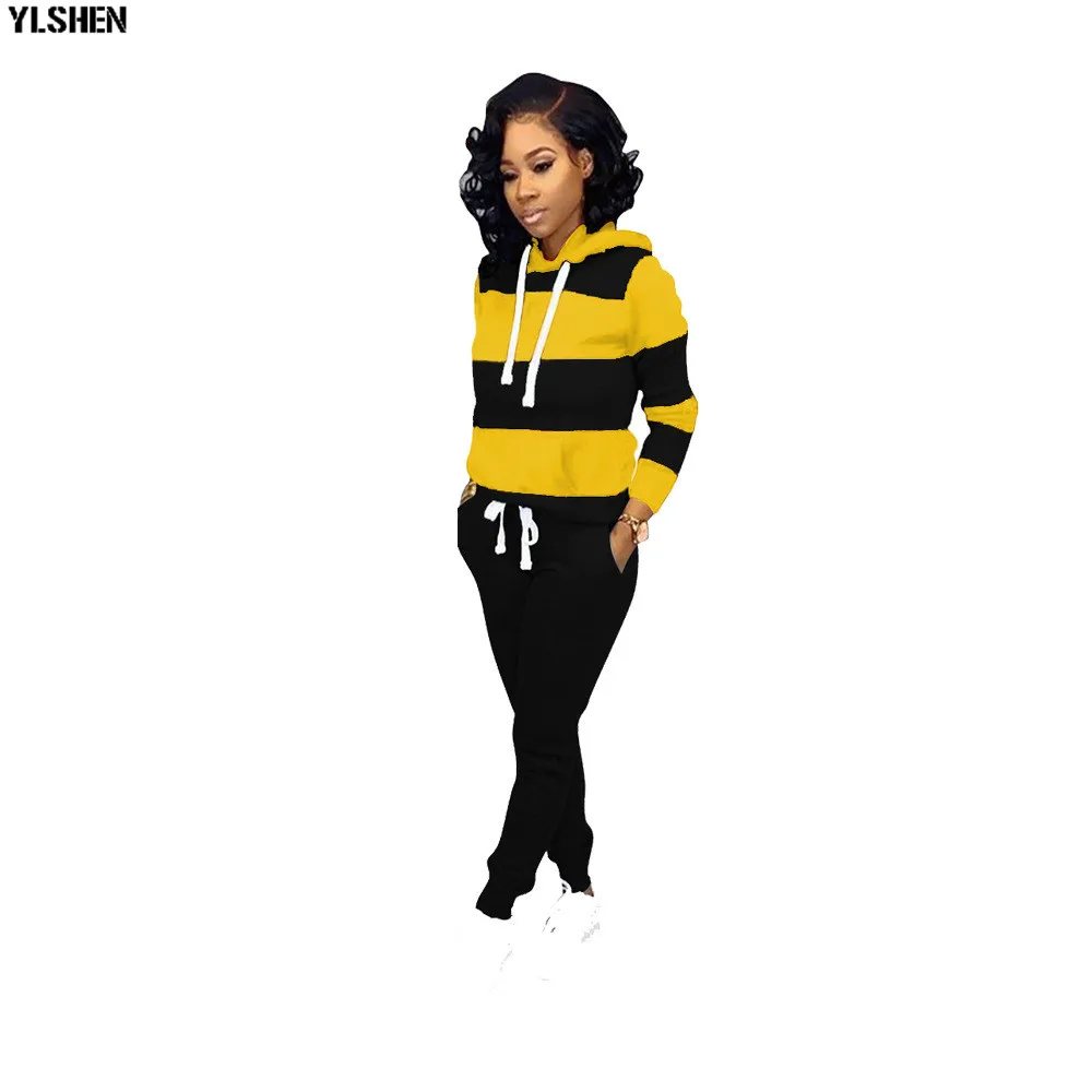 Black yellow Комплект из двух предметов, африканские платья для женщин, Дашики, мода 2 шт, топы+ штаны, костюм, одежда, Базен, с капюшоном, африканская одежда, платье - Цвет: Black yellow