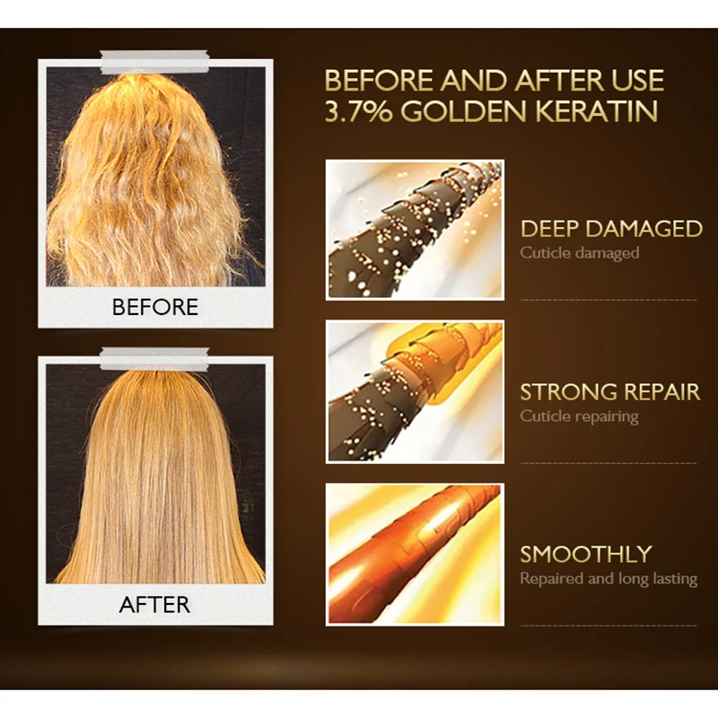 HAIRINQUE 3.7% Formalin бразильский Кератиновый для волос лечение выпрямление и предварительно очищающий шампунь для Frizzy уход для поврежденных волос