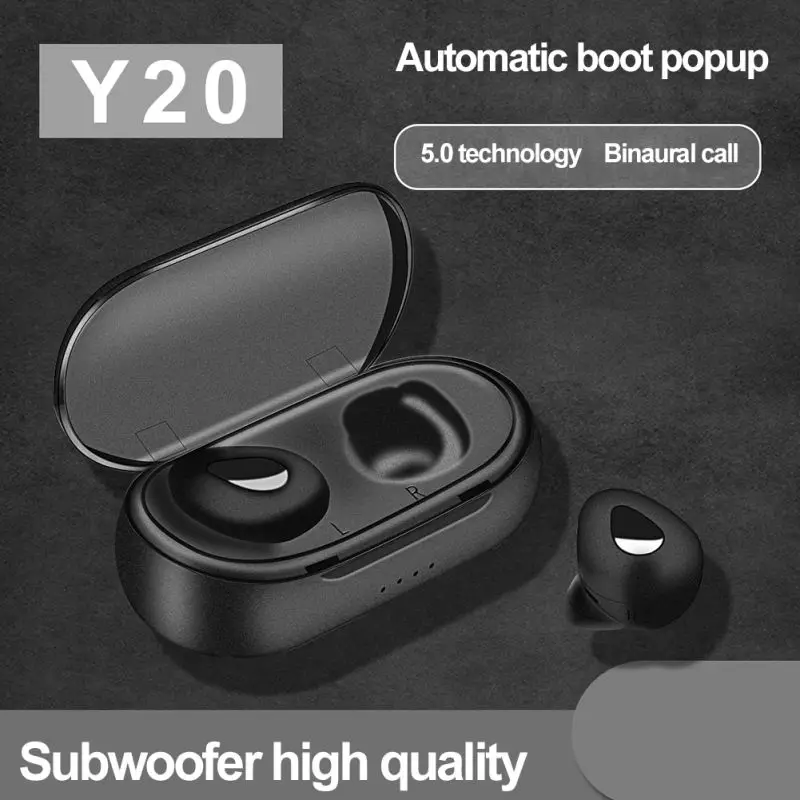 Bluetooth 5,0 наушники мини сенсорный Управление Портативный Беспроводной стерео Спортивная гарнитура аксессуары для ванной комнаты с зарядный чехол