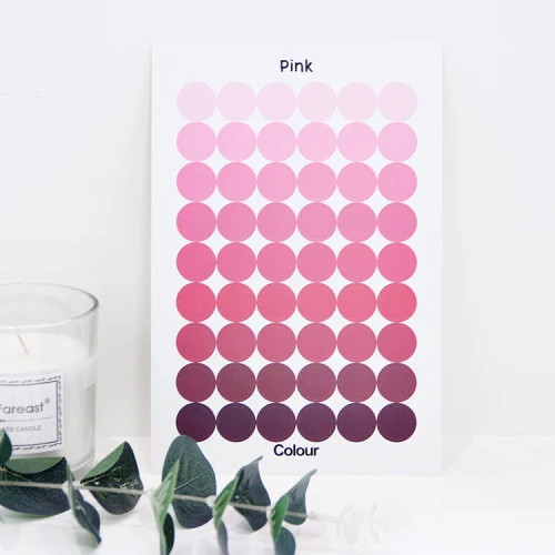 54 шт./упак. Ретро Карамельный цвет Love Dot Morandi Стикеры DIY ремесло Скрапбукинг альбом мусор Журнал Планировщик декоративные Стикеры s - Цвет: Pink