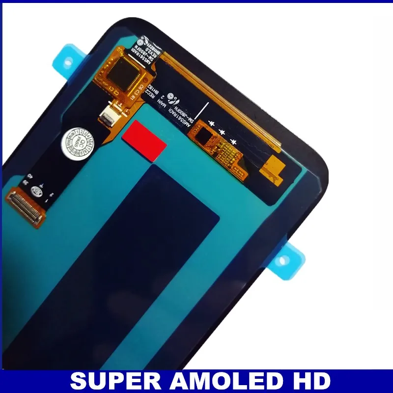 Супер AMOLED J600G/DS lcd для samsung Galaxy J6 J600 J600F ЖК-дисплей протестированный кодирующий преобразователь сенсорного экрана в сборе Замена