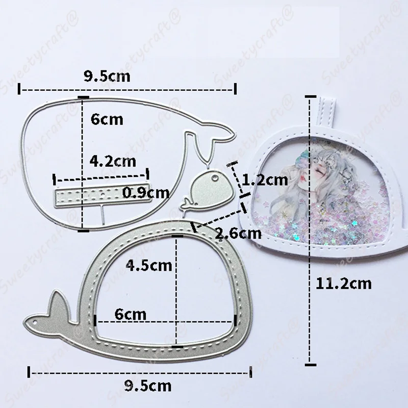 Whale Tags Cutting dies 1