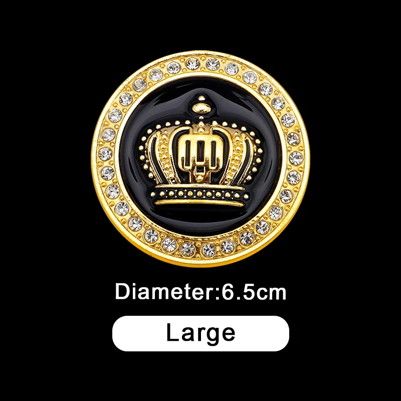 大号圆形皇冠金色