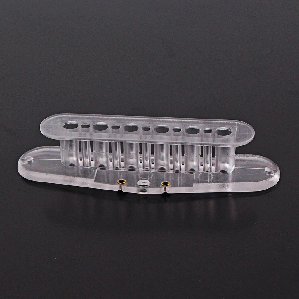 3pcs Clear 48mm Screw Side Single Core Bobbin For Electric Guitar And Bass