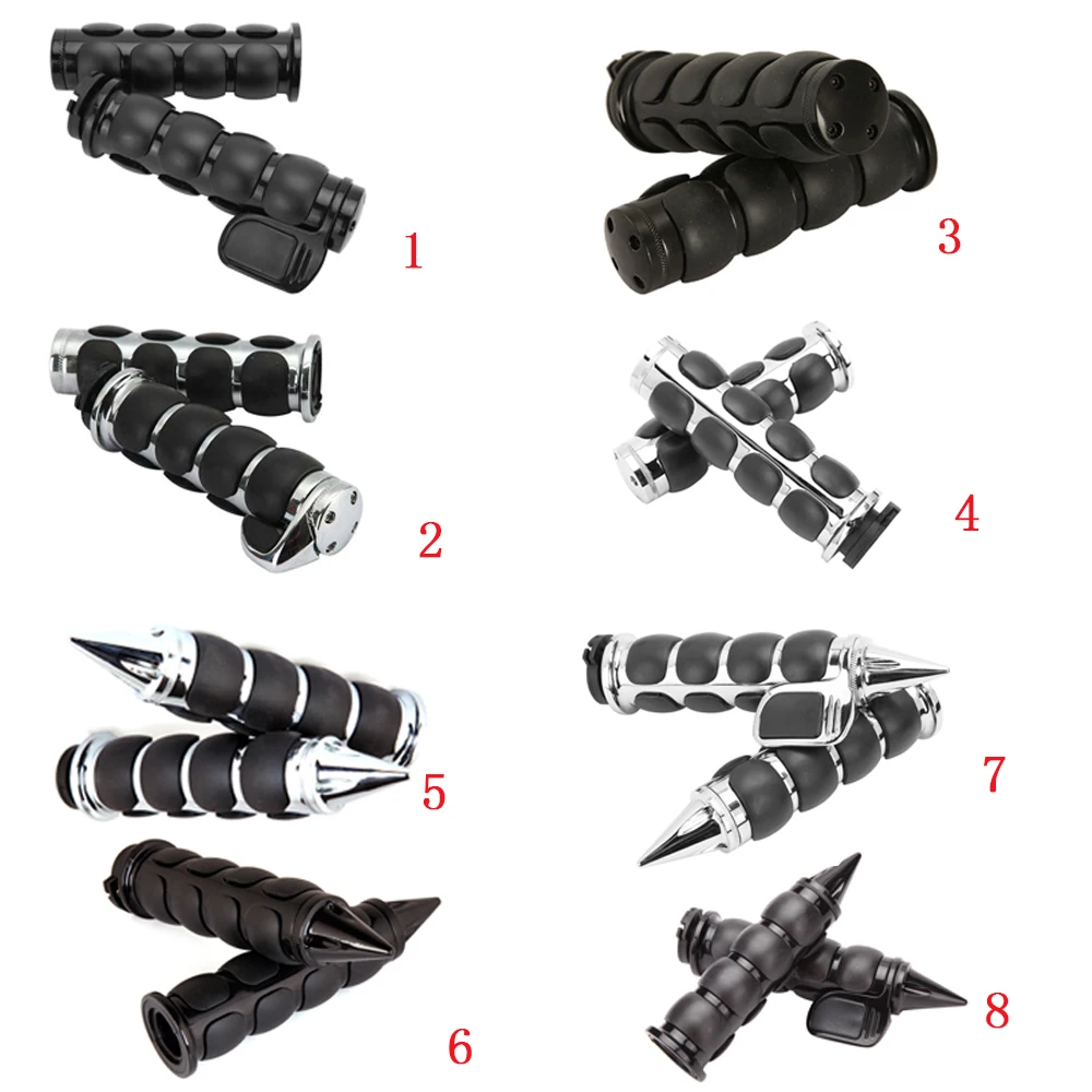 

Motorcycle 1" Handlebars Hand Grips For Honda Shadow Spirit VT400 VT750 VT1100 VTX1300 VTX1800 STEED VLX 400 600 Magna VF250 750