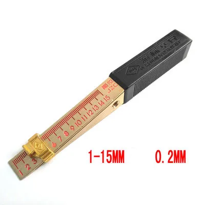 Jauge à Calibre Silverline - 1-15mm / 1/8-5/8 Pouces - Outil De Mesure Précis - Neuf