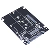 mSATA to SATA adapter m2 m key m.2 SSD to SATA adapter card mSATA m.2 m2 NGFF to USB Converter for mSATA+M.2 2 in 1 SSD HDD ► Photo 2/6