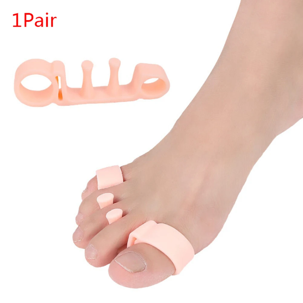 Hallux Valgus Correction 1 Pair Silicone Foot Care Gel Bunion Protector Toe Separators Straightener Spreader Correctors