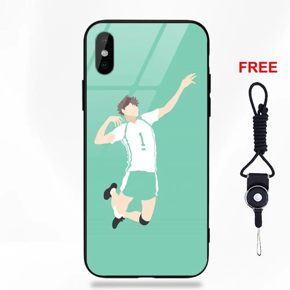 Мультфильм Oikawa Tooru Haikyuu для Galaxy S8 S9 Plus для huawei Honor 7X P20 Lite mate 10 Pro Redmi 5 Note 5A 6 закаленное стекло - Цвет: as picture
