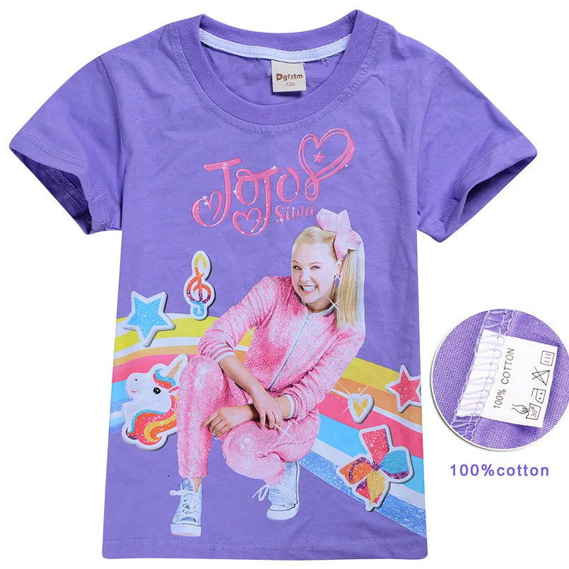 T8493-purple JOJO siwa/пальто с радужным принтом; детская толстовка; одежда для детей; футболка для девочек; топы для маленьких девочек; куртка с капюшоном; одежда для малышей - Цвет: T8493-purple
