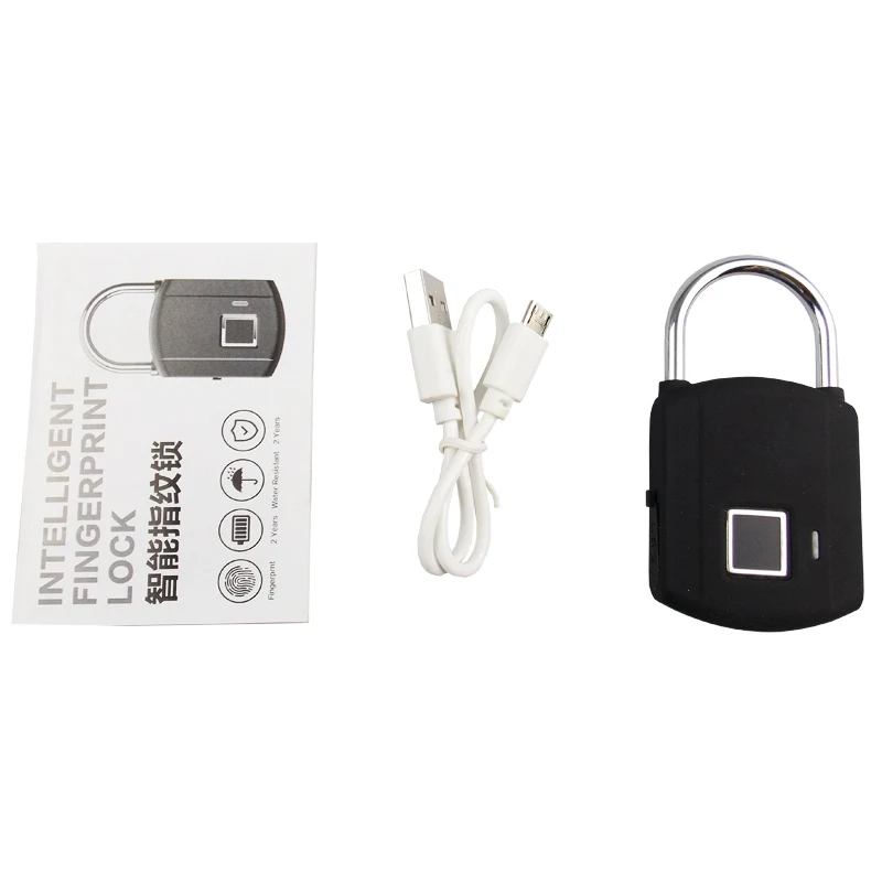 USB Перезаряжаемый умный Keyless электронный замок с отпечатком пальца домашняя Противоугонная безопасность безопасности замок двери багаж чехол замок Сейф 9