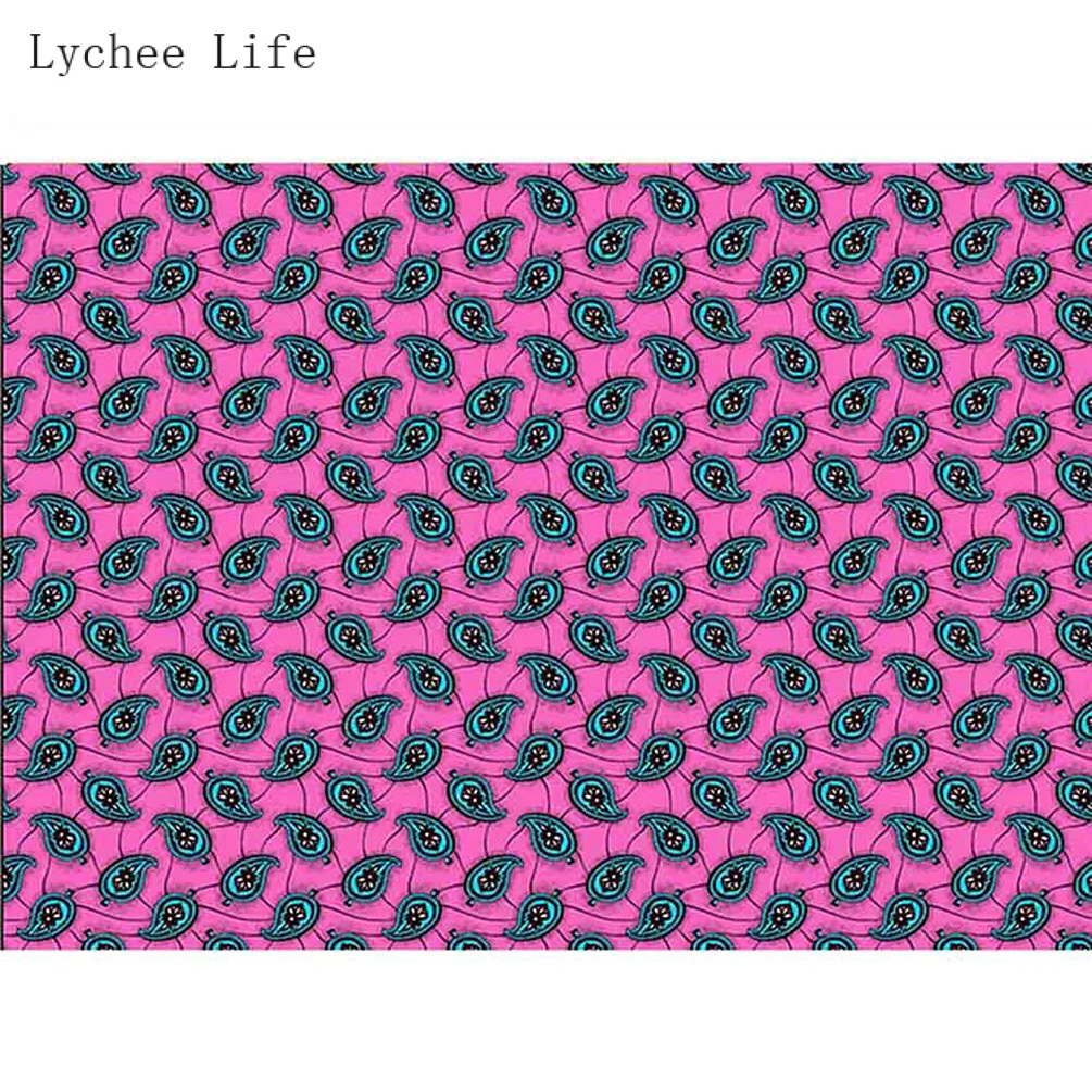 Lychee Life 3 ярдов/партия хлопок лист Анкара Африканский батик ткань высокого качества настоящий воск нигерийская ткань для изготовления свадебного платья