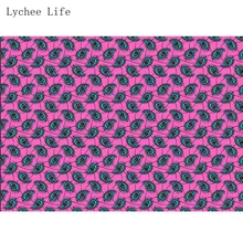 Lychee Life 3 ярдов/партия хлопок лист Анкара Африканский батик ткань высокого качества настоящий воск нигерийская ткань для изготовления свадебного платья