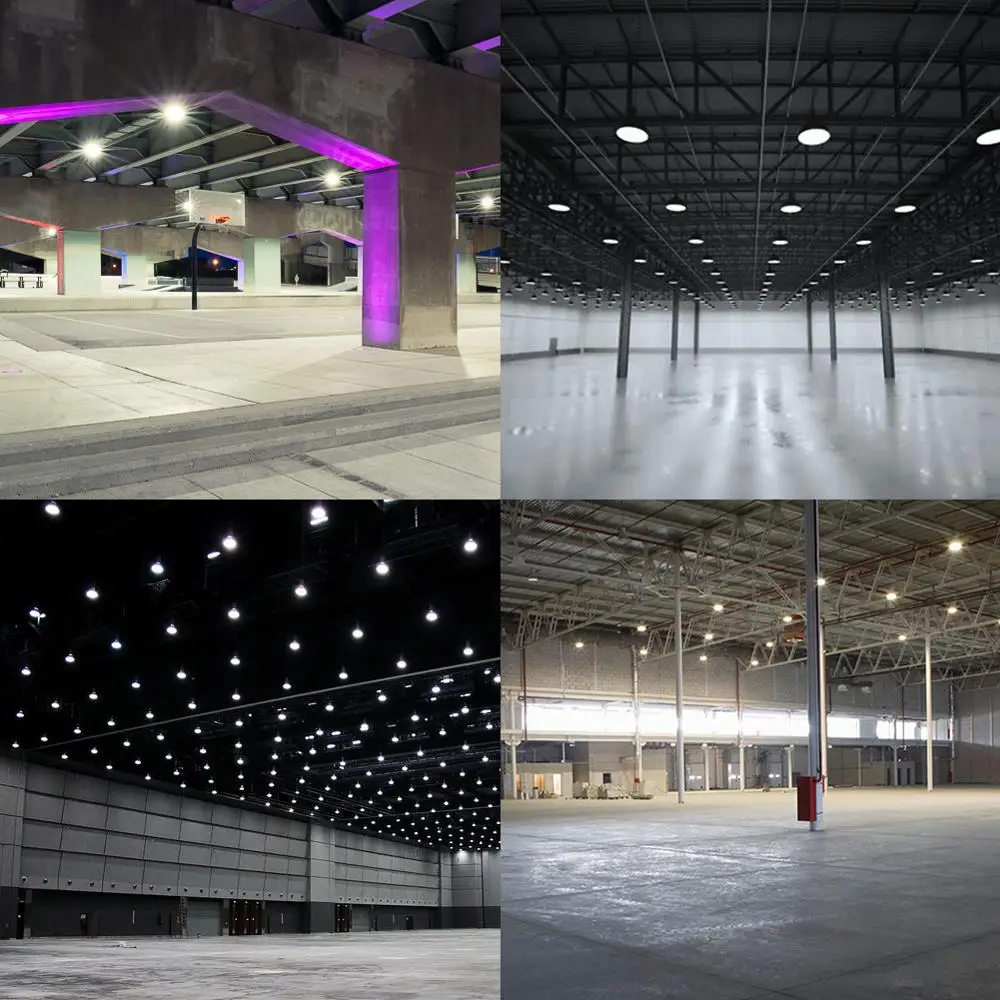 LED Industrial Lighting Commercial High Bay Light SMD 50W 100W 200W IP65 Waterproof AC 220V Garage Workshop Stadium Indoor Lamp