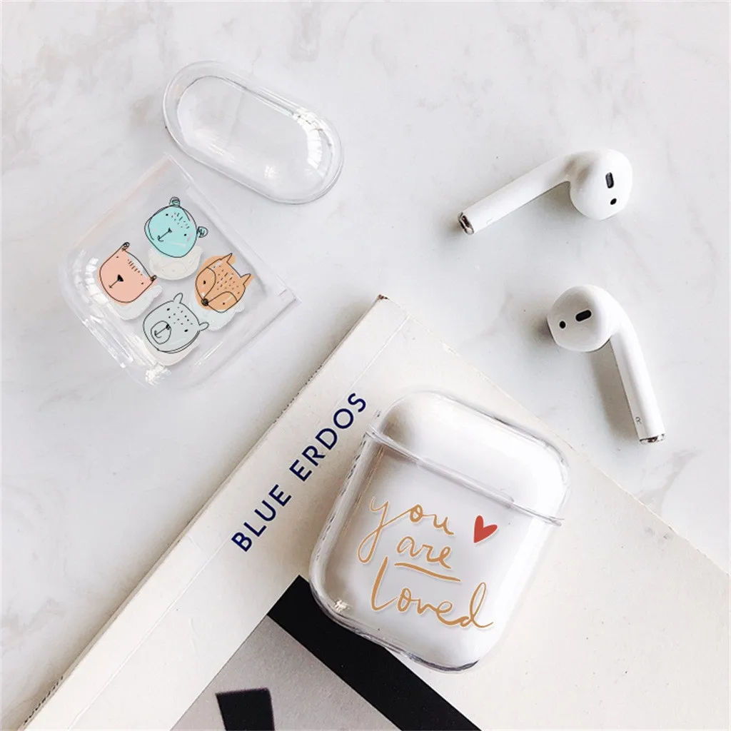 HIPERDEAL для Airpods наушники силиконовый кожаный чехол с брелок сумка кожа милый компьютер чехол Нижняя Зарядка дизайн