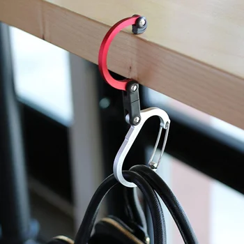 

Multifunctional D Shape Carabiner Outdoor Camping Clip Aluminum Hanger 30KG Load-bearing Backpack Buckle Outdoor Survival Tool