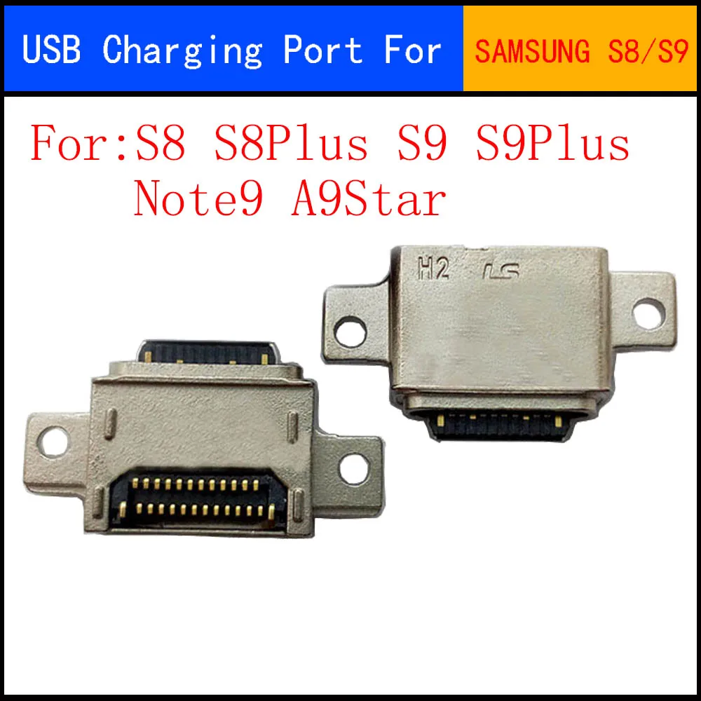 Разъем usb-порта для зарядки разъем док-станция ремонт части samsung S8 S8Plus S9 S9plus Note9 A9Star
