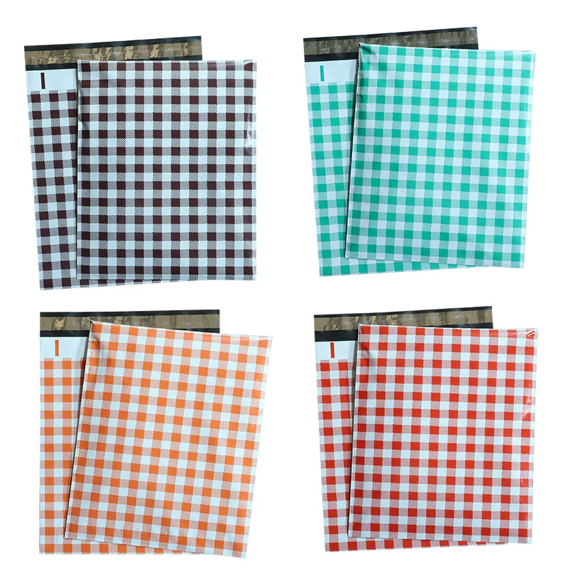 Sobres de embalaje de poliéster estampados con autosellado, 10 Uds., 10x13 , 25x33cm