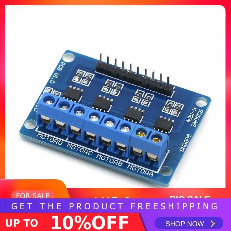 HG7881 4-канальный DC Драйвер шагового двигателя для Arduino