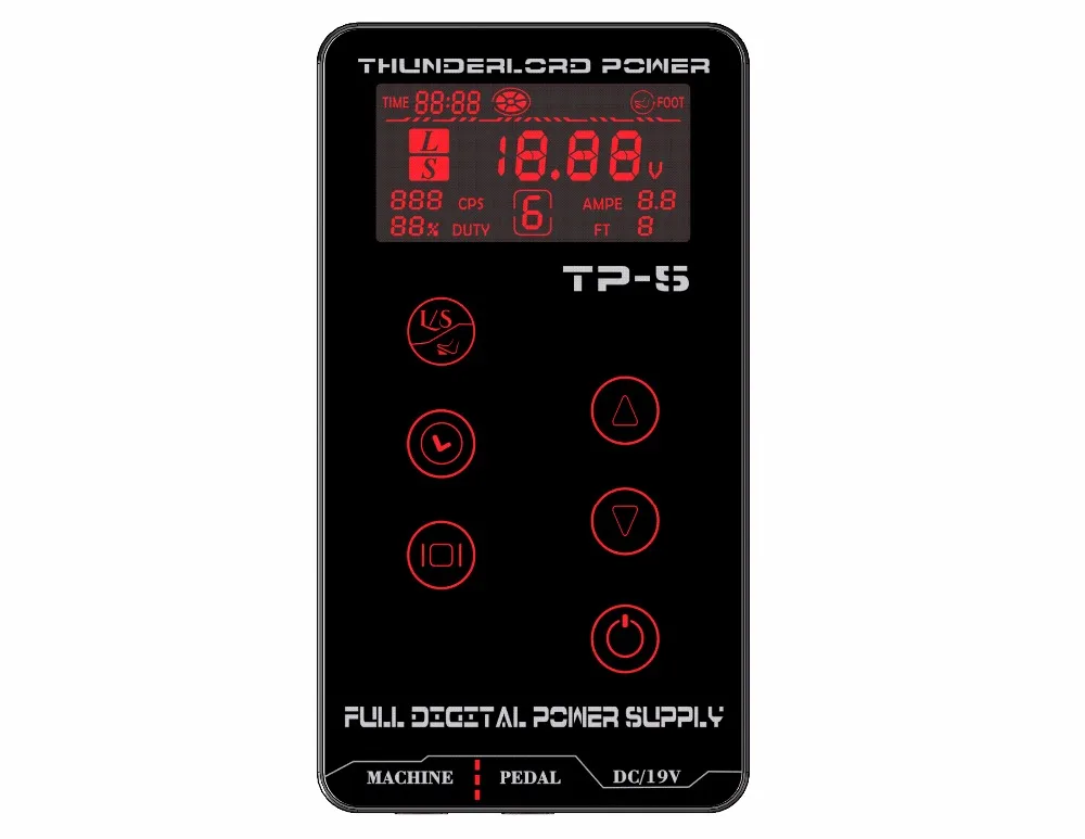 

HP-2 HURRICAN UPGRADE Touch Screen TP-5 Intelligent Digital LCD Makeup Dual Tattoo Power Supplies Set Tattoo Power Supply
