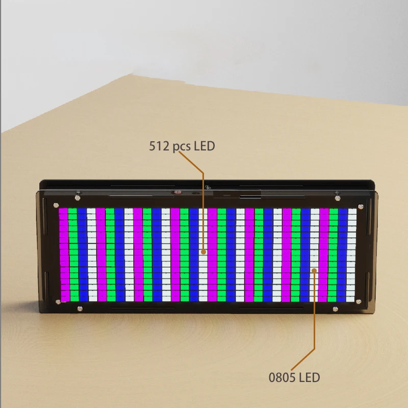Indicador de Nível Estéreo Música Espectro Relógio Kit Faça Você Mesmo Led Amplificador Áudio Luz vu Meterrhythm Luzes ki dc 5v - Image 4