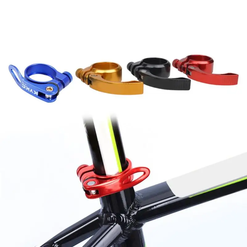 

1pc 31.8mm Ultralight Bicycle Seat Post Aluminum Ultralight Quick Release Road Bike MTB Mountain Bicycle Seatpost Clamp