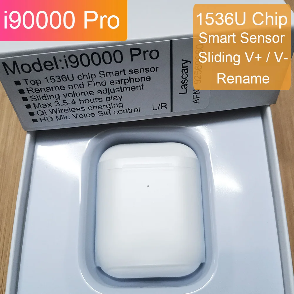 I90000 Pro Tws Arie 2 беспроводные Bluetooth наушники, i90000pro, скользящие наушники с регулировкой громкости, супер бас, PK i5000 i9000 TWS