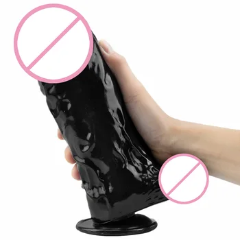 27*8.5cm Huge Dildo Strap on Giant Penis with Suction Cup Sex Toy for Women Anal Butt Plug Super Thick Dick Vaginal Anus Dilator 2