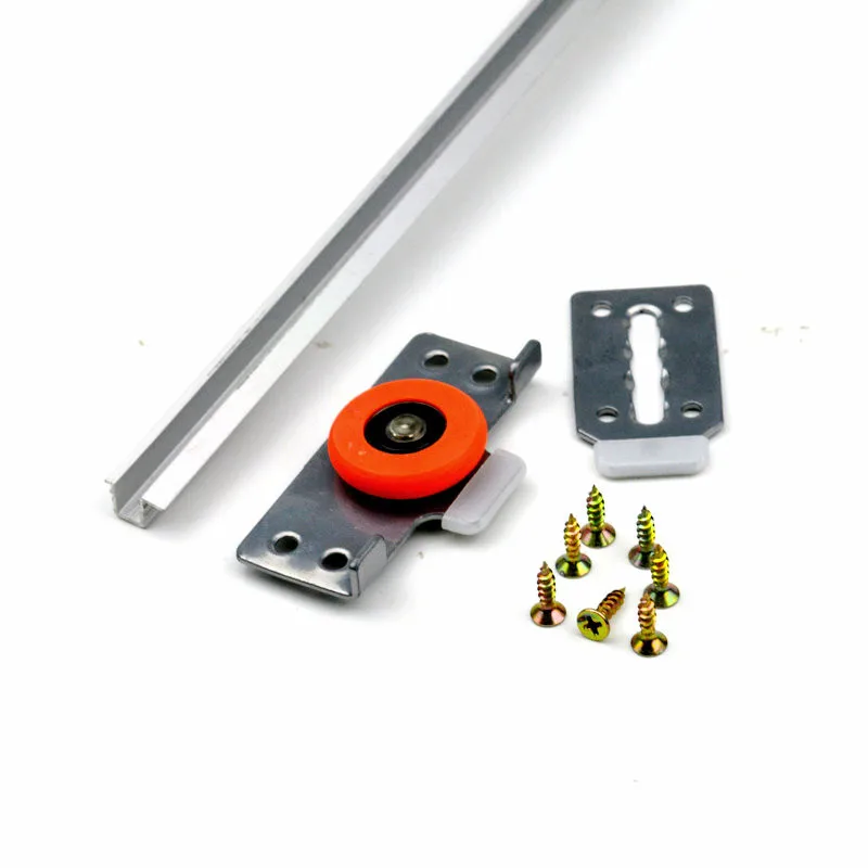 1set Stainless Steel Sliding Door Adjustable Or Not Adjustbale Light Rollers Cabinet Furniture Portable Wheel Window Pulley |