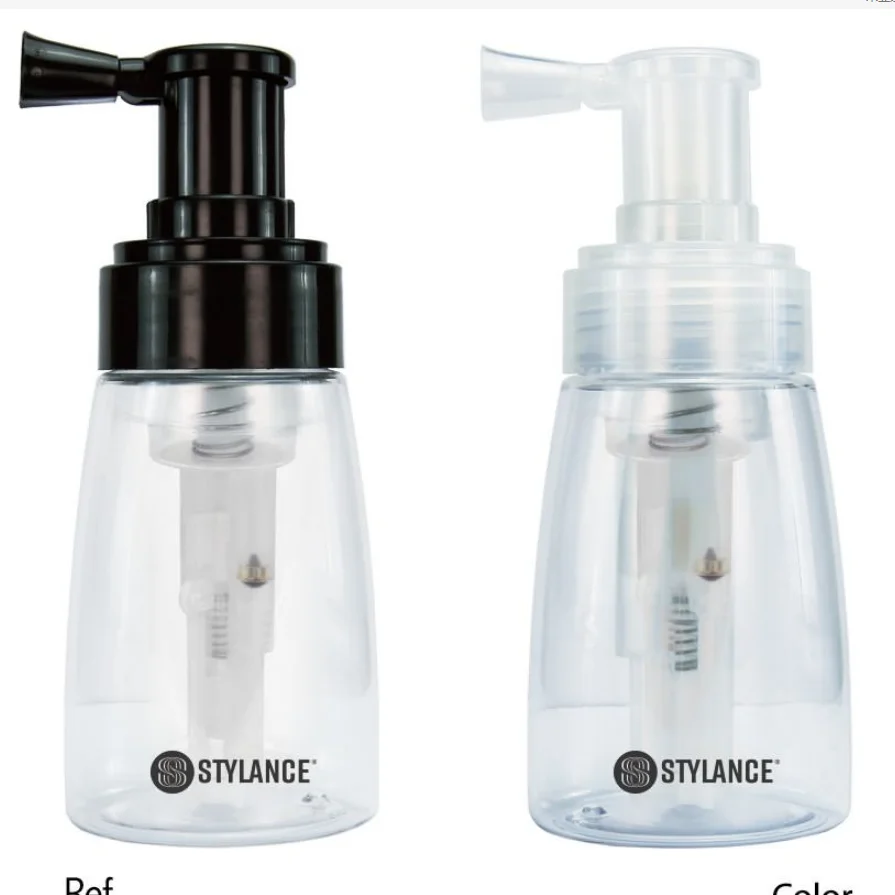 Description Picture 2 of itemBarber Hairdressing Accessories Powder Spray Bottle Transparent Dry Powder Split Spray Bottle 140ML