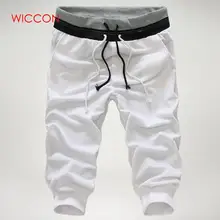 Весна Лето мужские новые шаровары шорты Лоскутные шорты с завязками капри шорты для бега