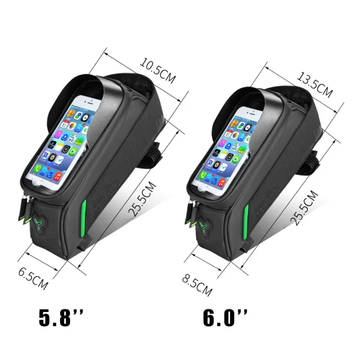 Велосипедная сумка для мобильного телефона Водонепроницаемая велосипедная Рама Передняя труба сумка TD326